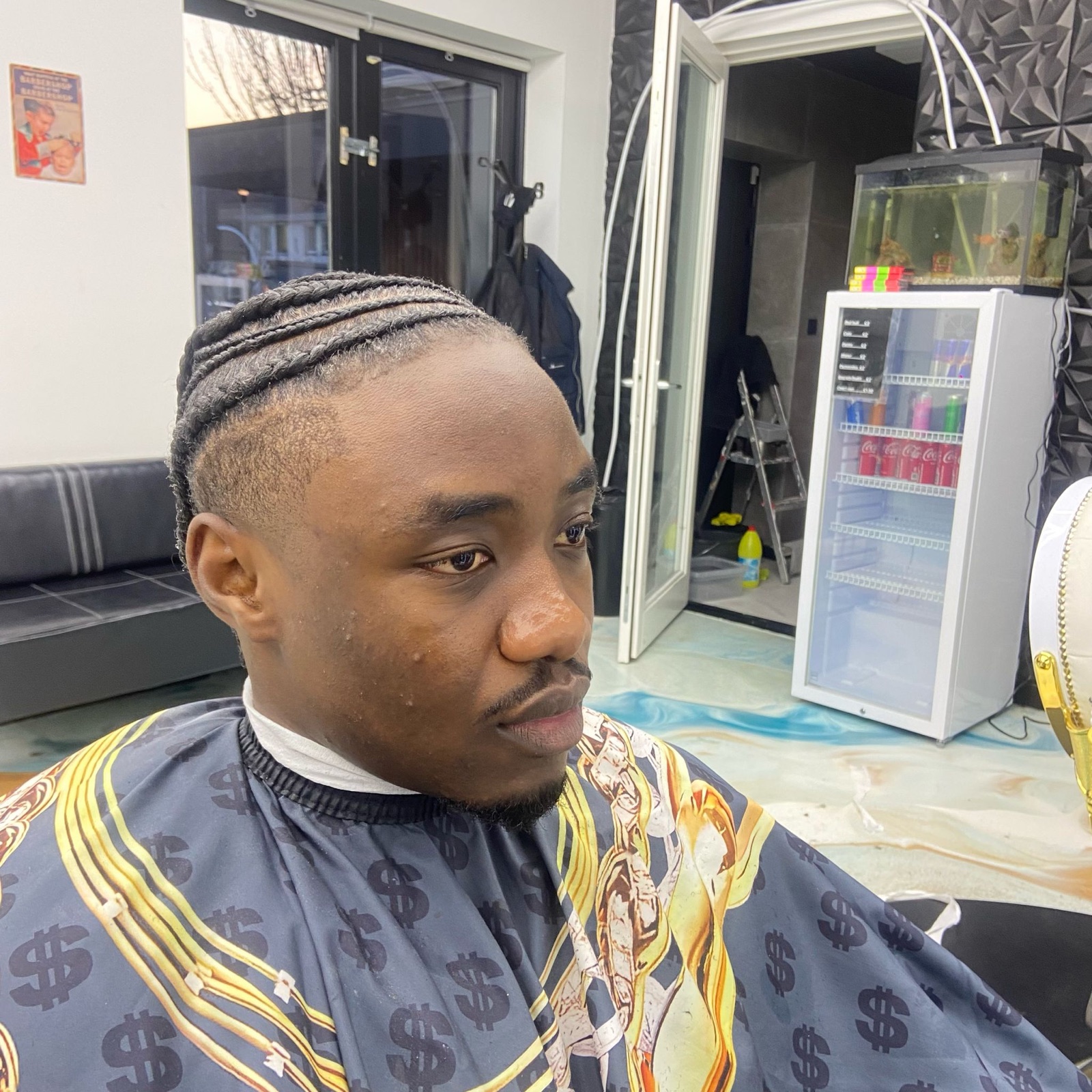 Braids en cornrows gezet bij Billionaire Barbershop
